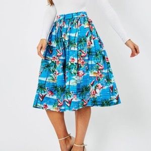 Lindy Bop Flamingo skirt